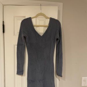 Sweater material dress